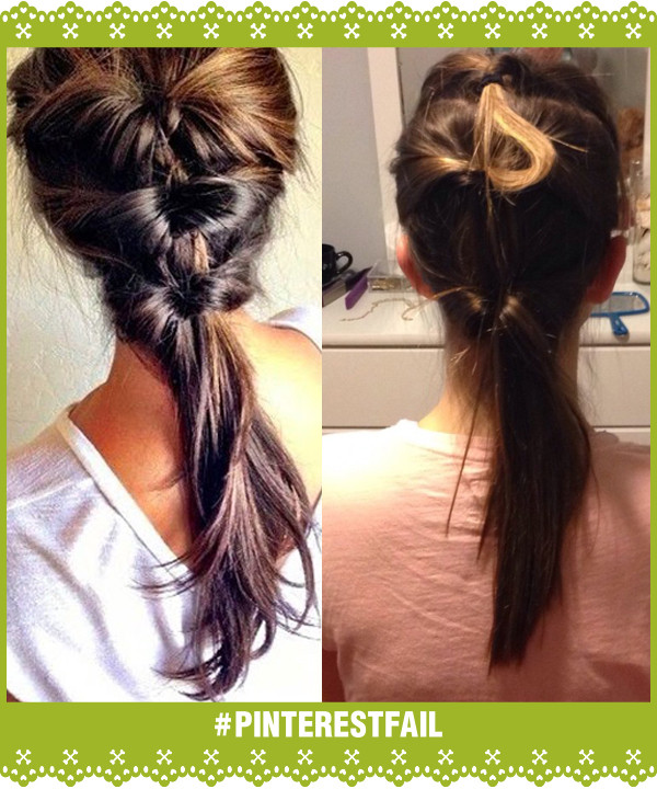 Pinterest Fail Easy Pony Tail Twist storyboard