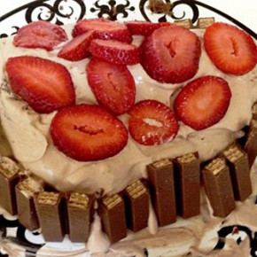 Pinterest Fail  Kit Kat Cake result