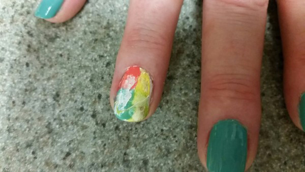 Pinterest Fail Ombre Nail result