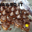 Pinterest Fail Pretzel, Hershey, and M&M Bites result