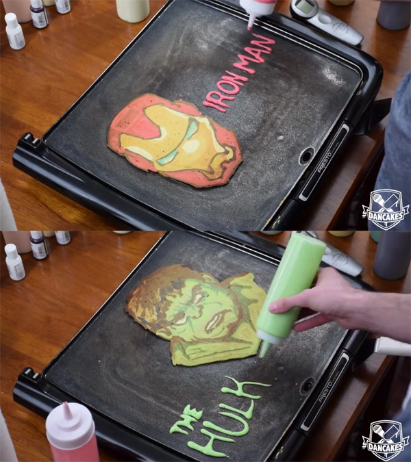 Pinterest Fail Avengers Pancakes inspiration