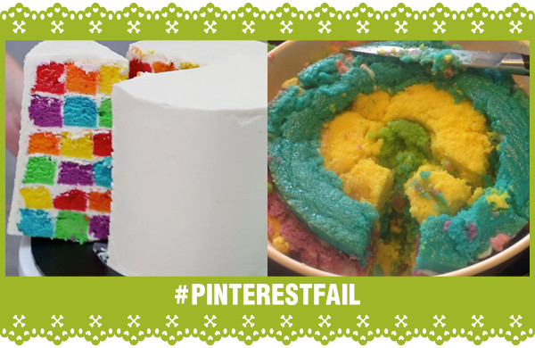 Pinterest Fail Checkered Cake storyboard