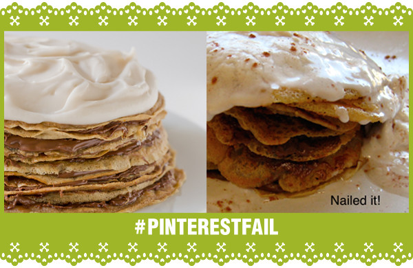 Pinterest Fail Crepe Cake storyboard