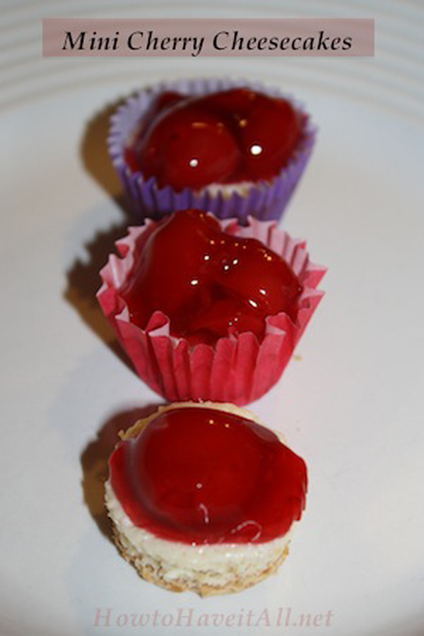 Pinterest Fail Mini Cheesecakes inspiration