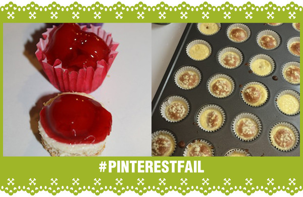 Pinterest Fail Mini Cheesecakes inspiration storyboard