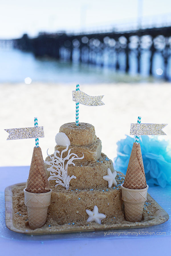 Pinterest Fail Sandcastle Cake inspiration