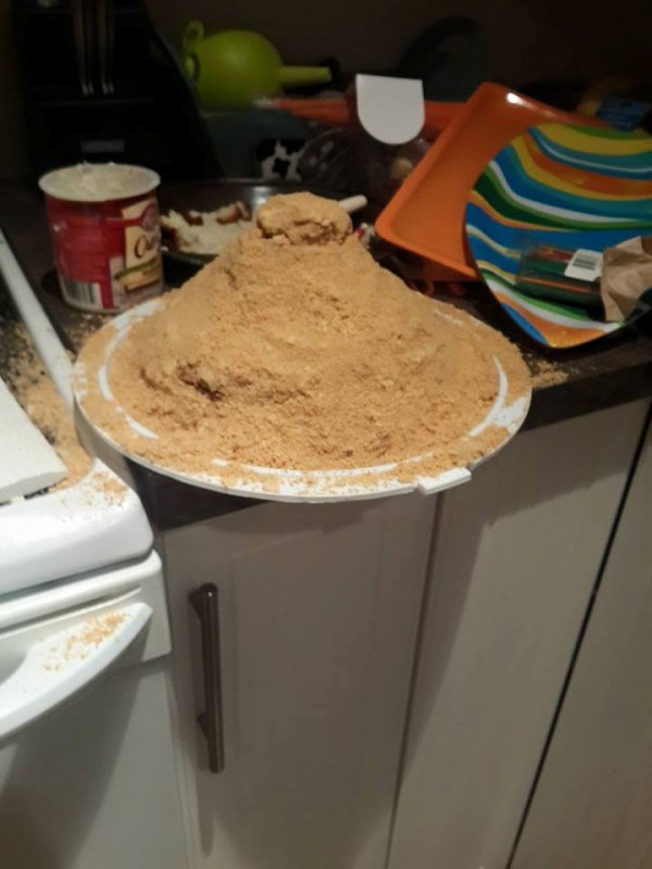 Pinterest Fail Sandcastle Cake result