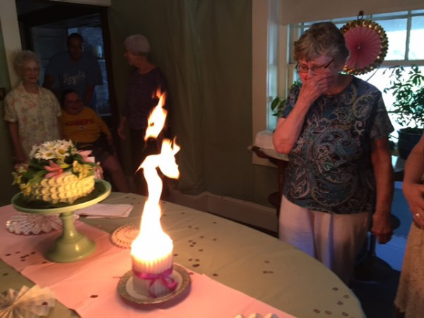 Pinterest Fail 80 Birthday Candles Gone Wrong result