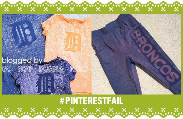 Pinterest Fail Bleach Spray Clothing storyboard