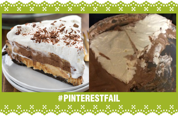 Pinterest Fail Peanut Butter Chocolate Pie storyboard