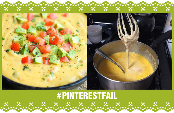 Pinterest Fail Queso Don't storyboard