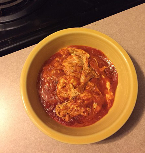 Pinterest Fail Skillet Pizza result