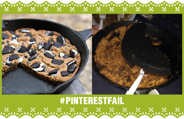 Pinterest Fail Camp Cookie Disaster storyboard