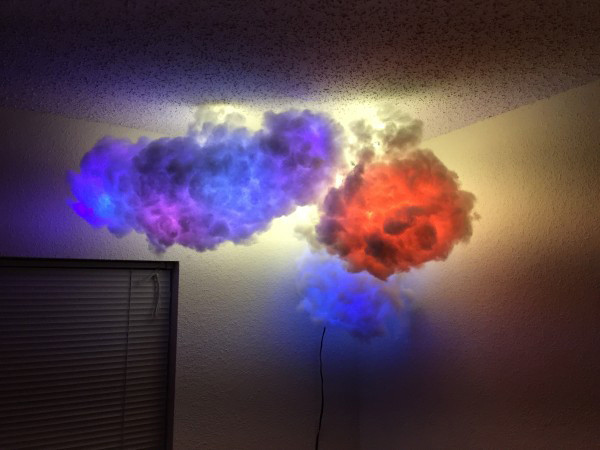 Pinterest Fail Cloud Lamp DIY result
