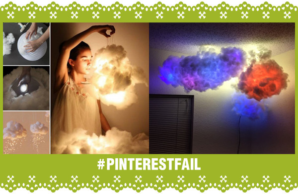 Pinterest Fail Cloud Lamp DIY storyboard
