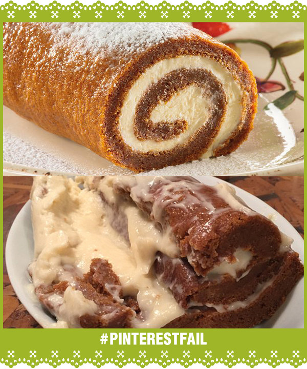 Pinterest Fail Pumpkin Roll storyboard