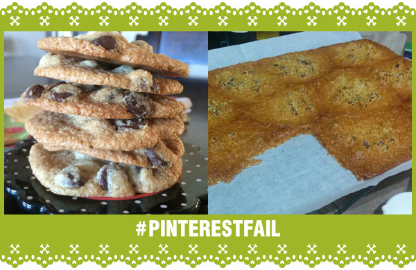 Pinterest Fail Best Chocolate Chip Cookies I've Ever Made storyboard