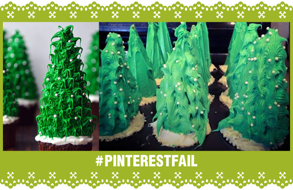 Pinterest Fail Christmas Tree Cupcakes storyboard