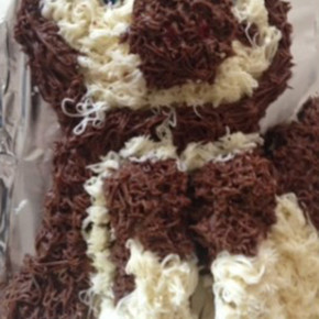Pinterest Fail Husky Dog Cake result