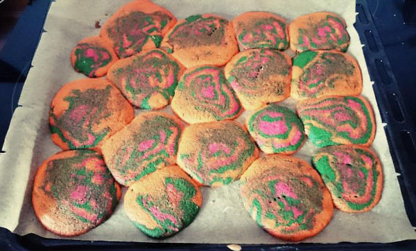 Pinterest Fail Colorful Swirl Sugar Cookies result
