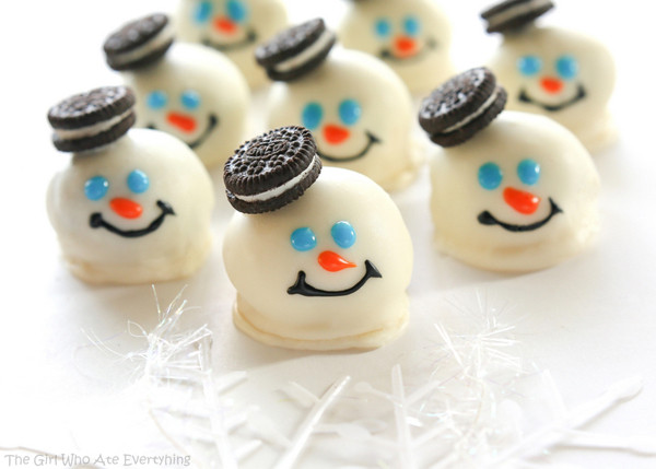 Pinterest Fail Melted Snowmen Oreo Balls inspiration