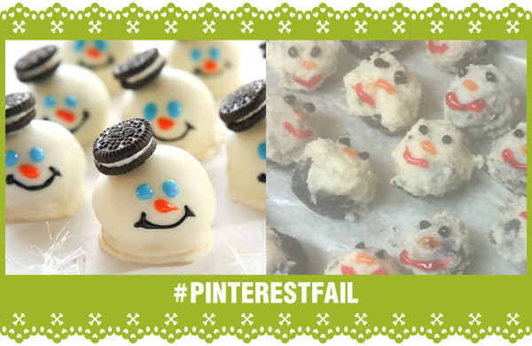 Pinterest Fail Melted Snowmen Oreo Balls storyboard