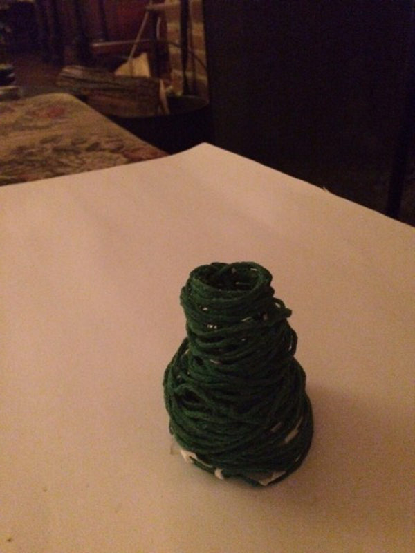 Pinterest Fail String Christmas Tree result