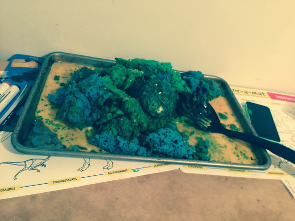 Pinterest Fail Rainbow Cake result