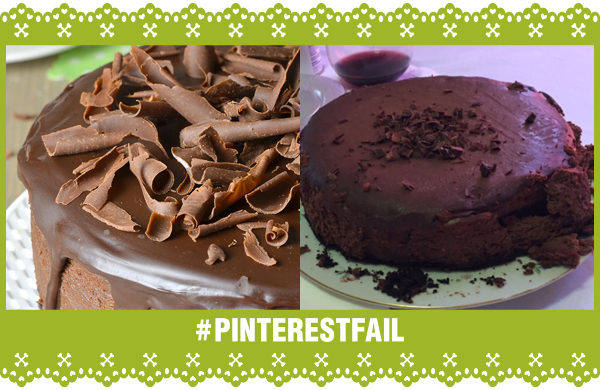 Pinterest Fail Triple Chocolate Cheesecake storyboard
