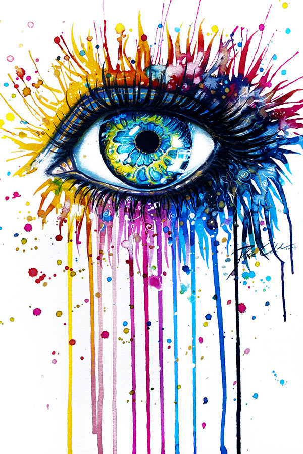 Pinterest Fail Melted Crayon Eye inspiration