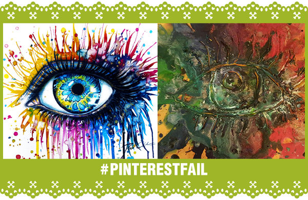 Pinterest Fail Melted Crayon Eye storyboard